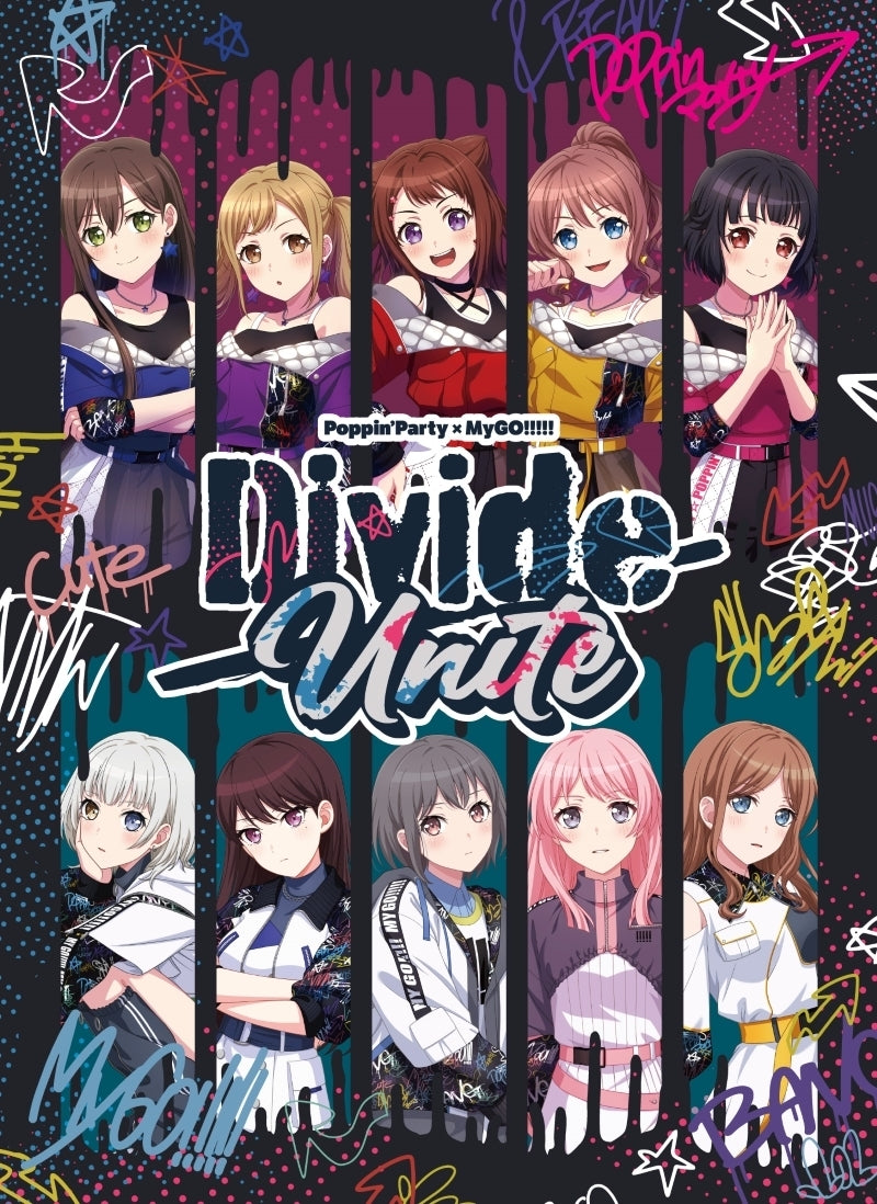 【Blu-ray】Poppin'Party×MyGO!!!!! 合同ライブ「Divide/Unite」【完全生産限定版（Blu-ray＋LIVE音源CD＋フォトブックレット）】