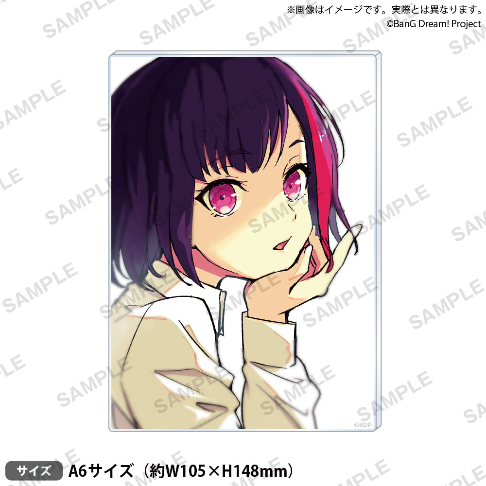 信澤収展アクリルパネル BanG Dream! 「美竹蘭」｜ブシロード