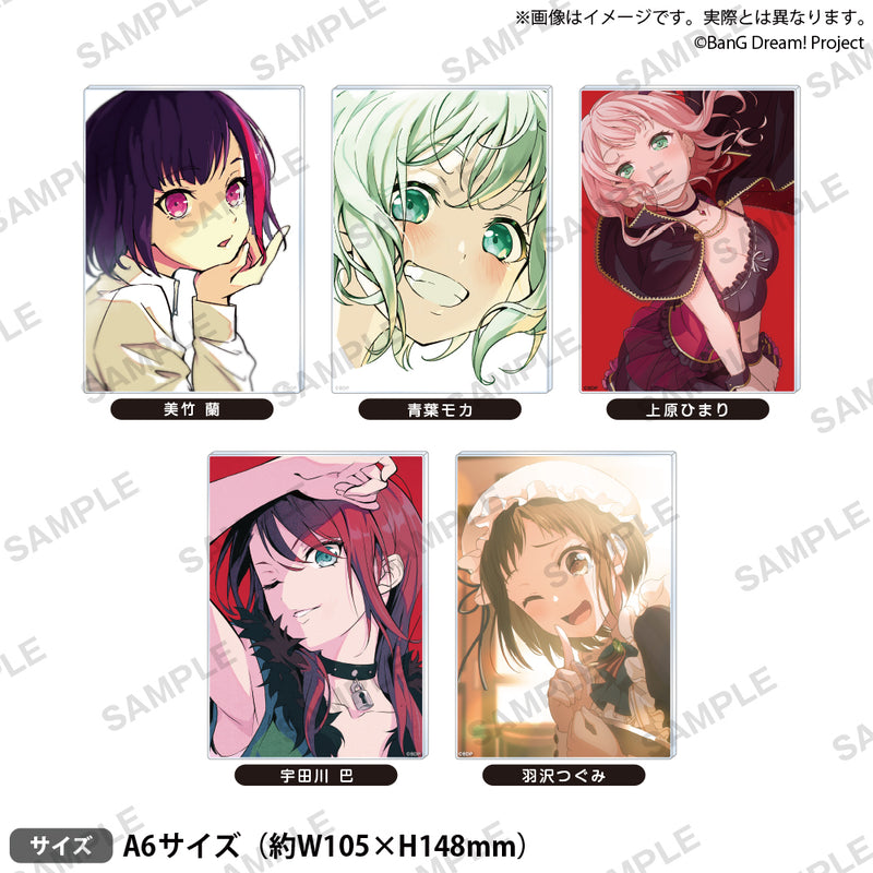 信澤収展アクリルパネル BanG Dream!　「青葉モカ」