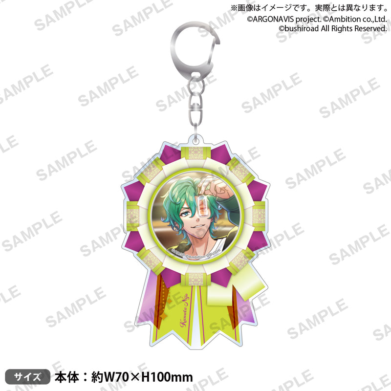 from ARGONAVIS Birthday Collection 2025　ロゼット風アクリルキーホルダー 二条 奏