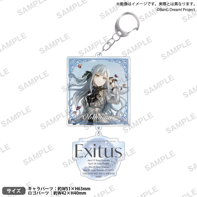 Ave Mujica LIVE TOUR 2026「Exitus」 会場別2連アクリルキーホルダー