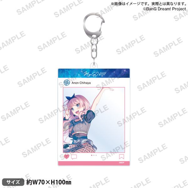 BanG Dream! SNS風アクリルキーホルダー 千早 愛音 Zero gravity