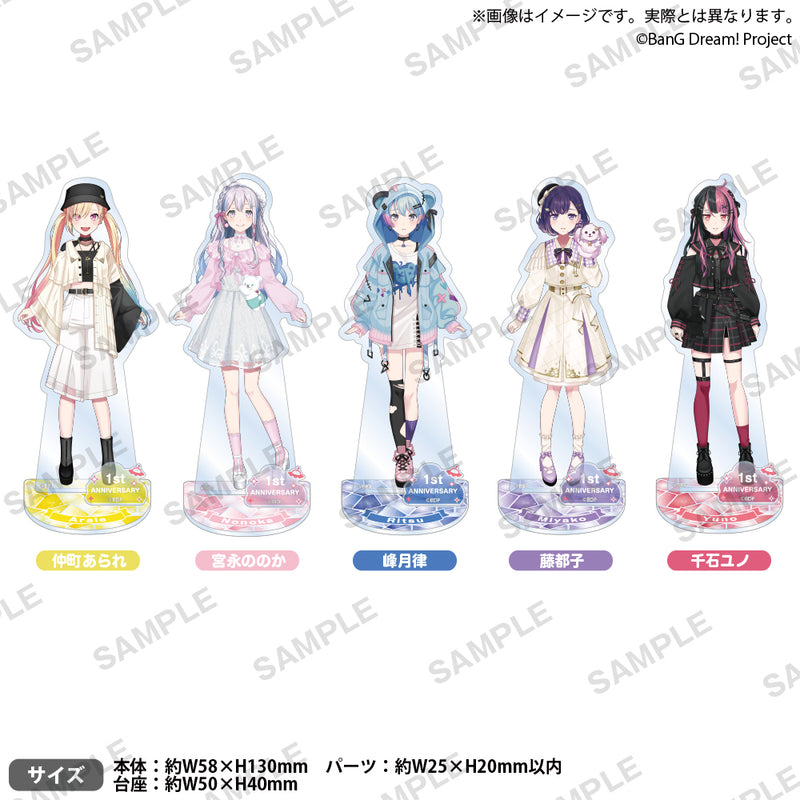 夢限大みゅーたいぷ　デビュー1周年記念フェア　アクリルスタンド 宮永ののか