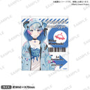 夢限大みゅーたいぷ　デビュー1周年記念フェア　宇宙船 Baggage Tag風 ステッカー 峰月律