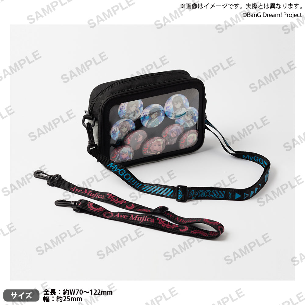 バンドリ　mygo ave mujica 合同ライブ　ショルダーバッグ BanG Dream! ウィンドウ付きショルダーバッグ MyGO!!!!!×Ave