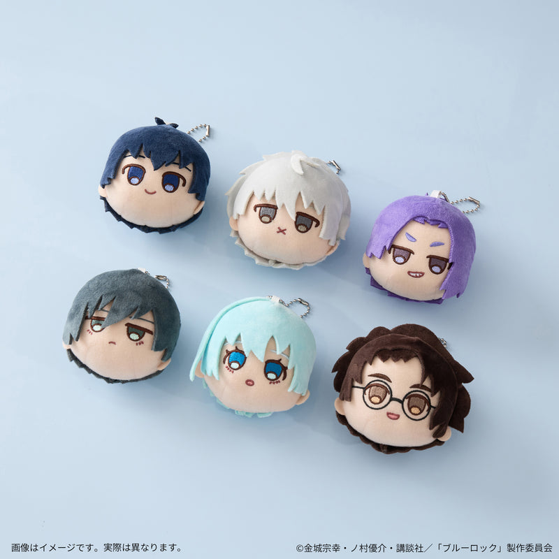 ブルーロック　お顔ぬいぐるみキーホルダー　糸師 凛