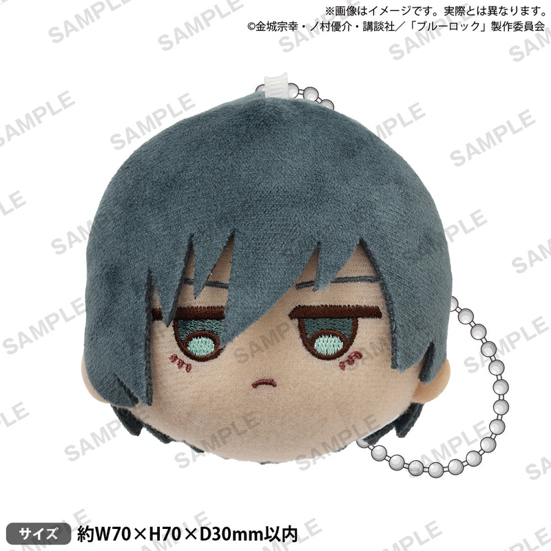 ブルーロック　お顔ぬいぐるみキーホルダー　糸師 凛