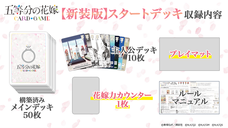 ヴァイスシュヴァルツ 五等分の花嫁 一花 デッキセット スタート ヴァイスシュヴァルツ 五等分の花嫁 一花 デッキセット スタート