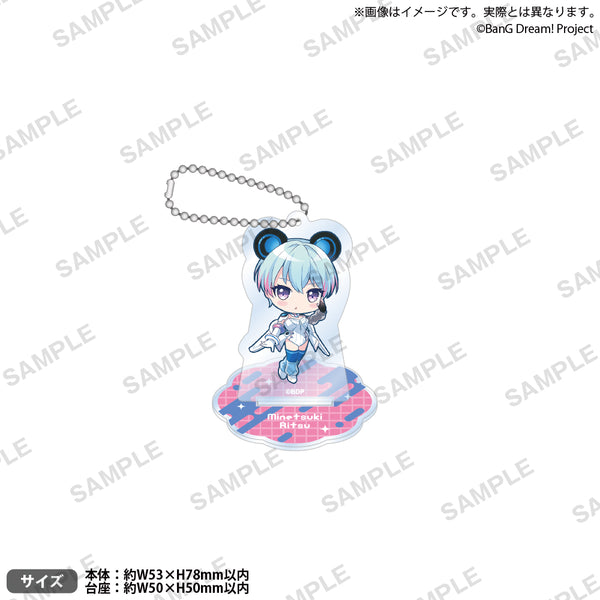 藤都子個展 ミニアクリルスタンドキーホルダー BanG Dream! 峰月律