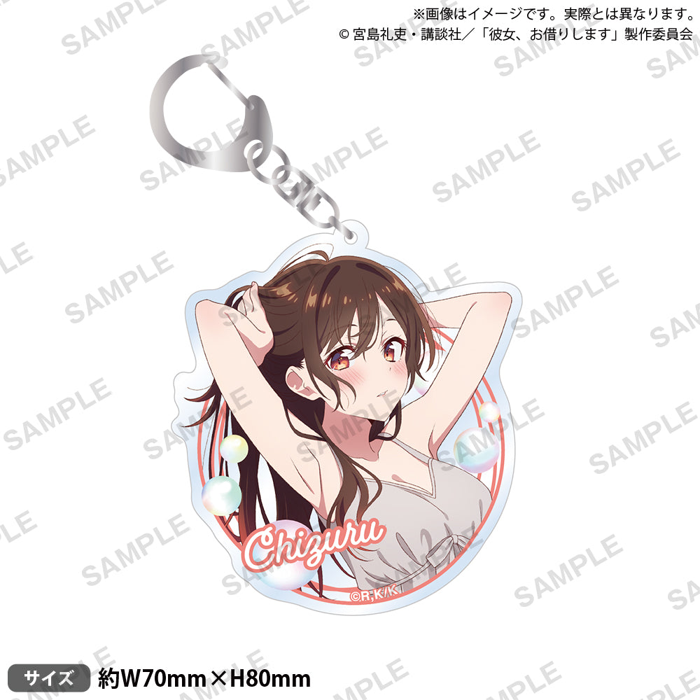 彼女、お借りします アクリルキーホルダー バスタイムver. 水原千鶴