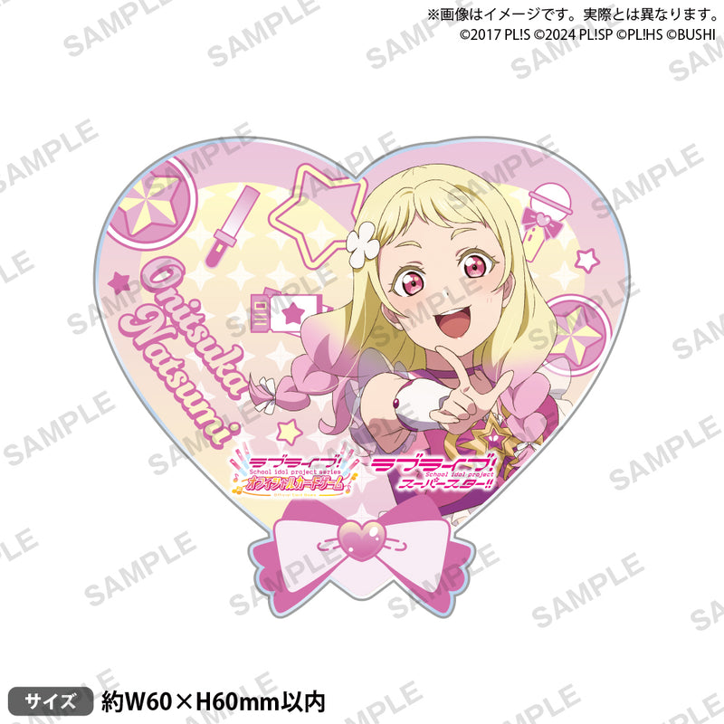 ラブライブ！シリーズ　オフィシャルカードゲーム　アクリルバッジ 鬼塚夏美 DREAM LIVE!! ver.