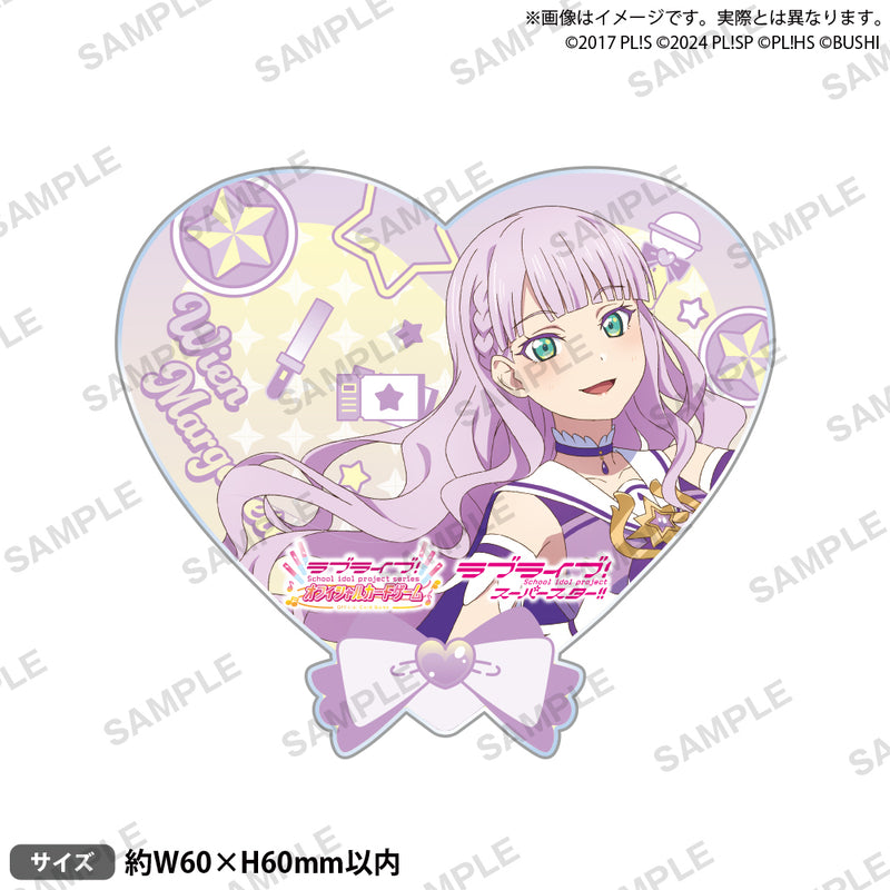ラブライブ！シリーズ　オフィシャルカードゲーム　アクリルバッジ ウィーン・マルガレーテ DREAM LIVE!! ver.