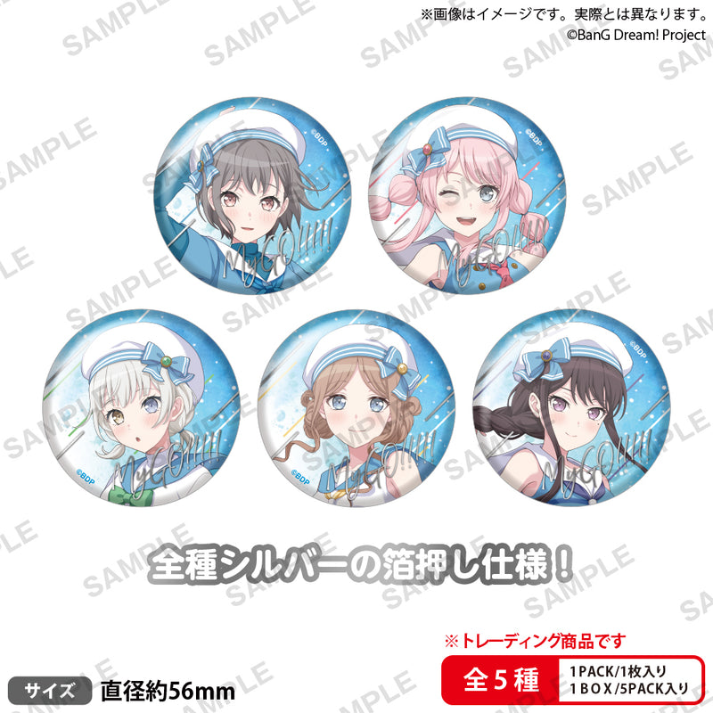 BanG Dream!　トレーディング箔押し缶バッジ　Voyage ver. 【PACK】