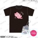ねこに転生したおじさん　アクリルタグ付きTシャツ プンちゃんver. Lサイズ