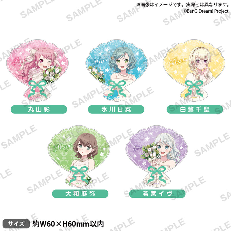 BanG Dream! Pastel＊Palettes アクリルバッジ Flower Garden ver