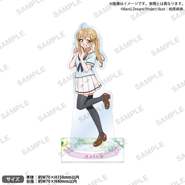 バンドリ　10周年ライブ　記念アクリルチケット　ポピパ　市ヶ谷 市ヶ谷有咲 アクリルスタンド 記念アクリルチケット 10周年 バンドリ 有咲　匿名配送 アクリルスタンド