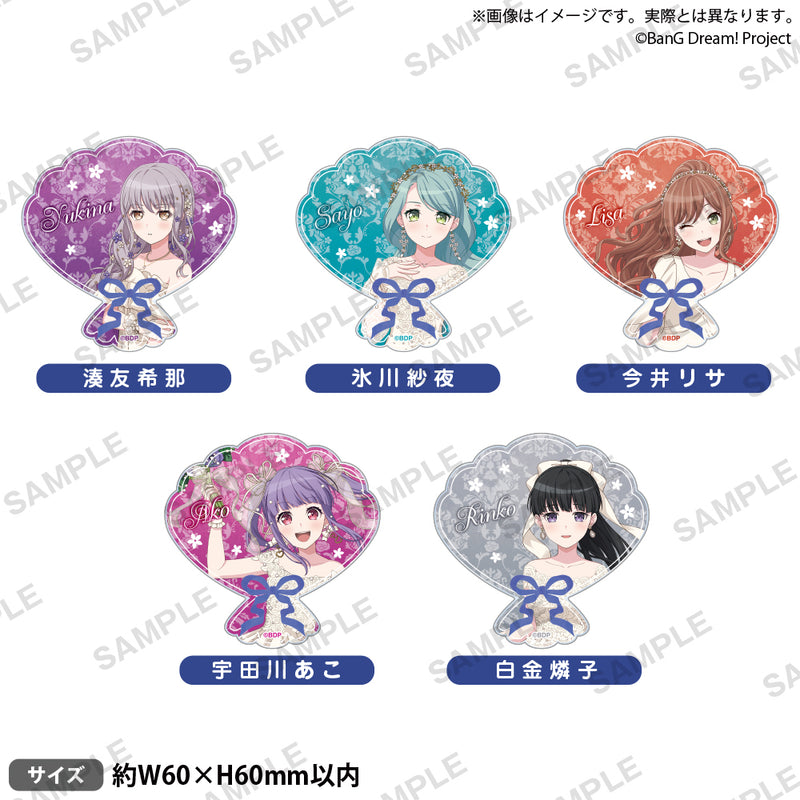 バンドリ Roselia 白金燐子 缶バッジ BanG Dream! Roselia アクリルバッジ Flower Garden ver. 白金 燐子