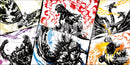 ブシロード ラバーマットコレクション V2 Vol.2071 『ゴジラ カードゲーム』怪獣墨絵大進撃 ver.
