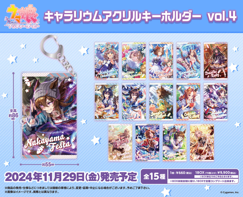 ウマ娘 プリティーダービー　キャラリウムアクリルキーホルダー vol.4【BOX】