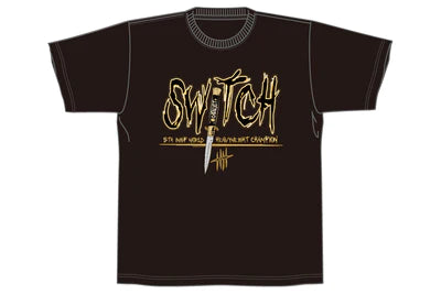 ジェイ・ホワイト「GOLD SWITCH」Tシャツ（ブラック） Lサイズ