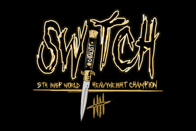 ジェイ・ホワイト「GOLD SWITCH」Tシャツ（ブラック） Mサイズ