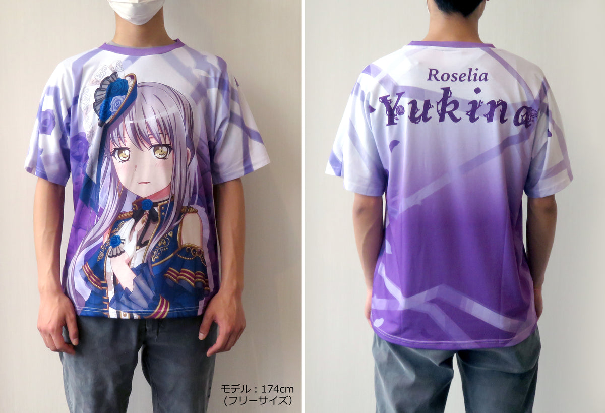 Roselia LIVE TOUR「Rosenchor」 フルカラーTシャツ 氷川紗夜