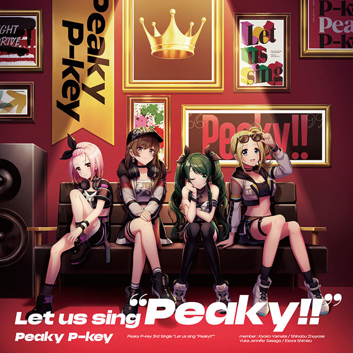 Peaky P-key 3rd Single「Let us sing “Peaky!!”」【通常盤】