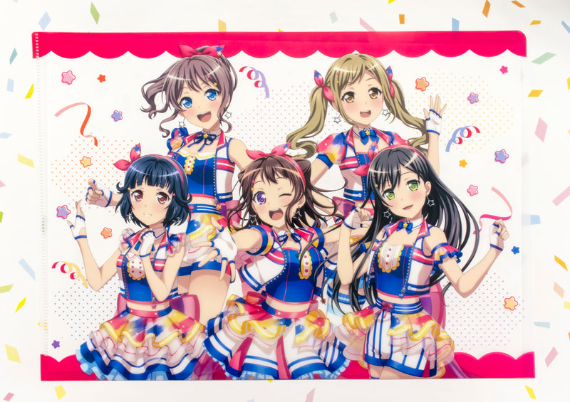 BanG Dream! 10th☆LIVE DAY3:Poppin'Party「Hoppin’☆Poppin’☆Dreamin’!!」　クリアファイル