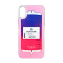 点滴 iphone ネオンサンドケース　ピンク　X/Xs