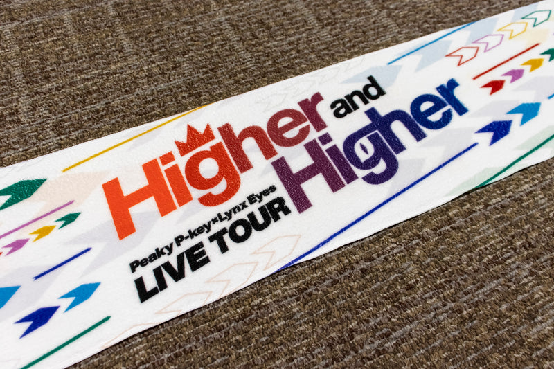 Peaky P-key×Lynx Eyes 合同LIVE TOUR Higher and Higher マフラータオル