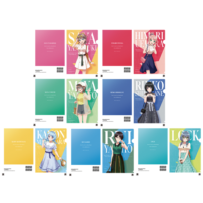 BanG Dream! ガールズバンドパーティ 15枚セットA4 バンドリ! ガールズバンドパーティ! in 富士急ハイランド2022