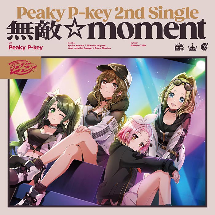 Peaky P-key 2nd Single「無敵☆moment」【通常盤】