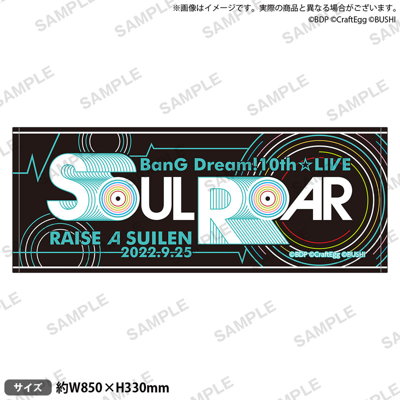 BanG Dream! 10th☆LIVE DAY4:RAISE A SUILEN「SOUL ROAR」　タオル