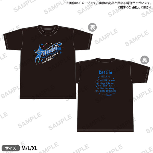 BanG Dream! 10th☆LIVE DAY1:Roselia「Sonnenschein」 Tシャツ