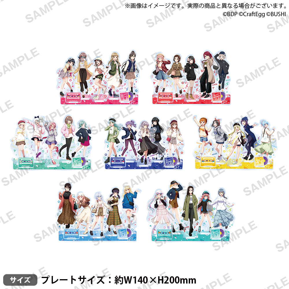 バンドリ WEGO アクリルスタンド セット売り バンドリ！ ガールズバンドパーティ！ ジオラマアクリルスタンド