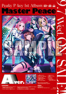 【同時購入セット】Peaky P-key 1st Album「Master Peace」【A ver.】+【B ver.】