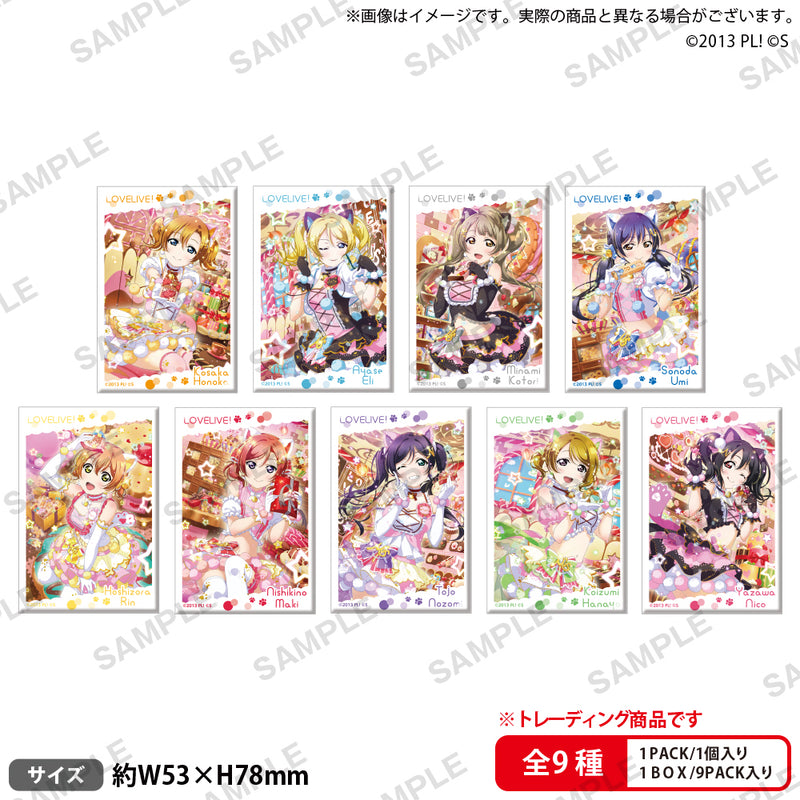 ラブライブ！スクールアイドルフェスティバル しかくい缶バッジコレクション μ's キャットツインテールver.【PACK】