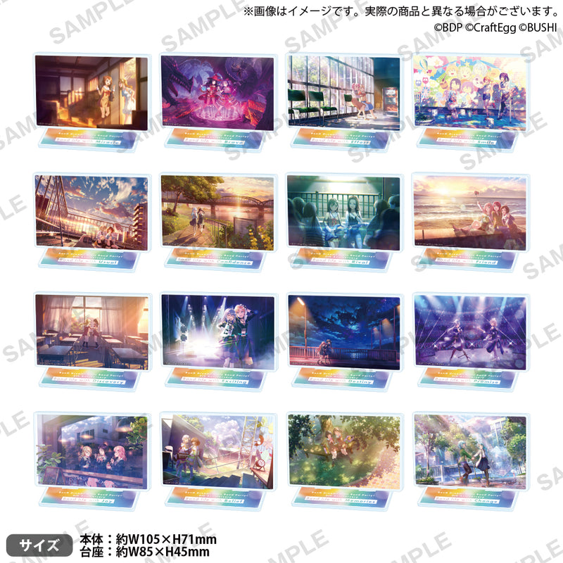 バンドリ！ ガールズバンドパーティ！ ミニプレートアクリルスタンド Band life with Memories