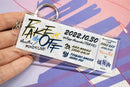 Merm4id×燐舞曲 合同LIVE FAKE OFF チケット風ロゴアクリルキーホルダー
