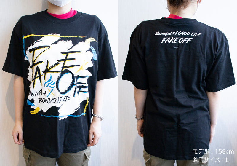 Merm4id×燐舞曲 合同LIVE FAKE OFF Tシャツ (L)