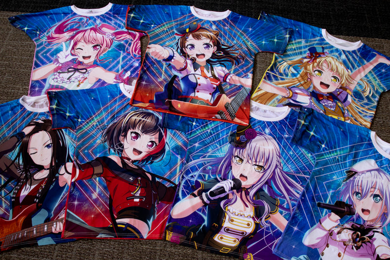 BanG Dream! Special☆LIVE Girls Band Party! 2020→2022　フルカラーTシャツ マスキング