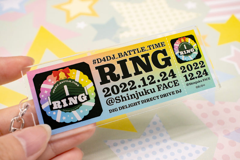 #D4DJ_BATTLE_TIME RING チケット風ロゴアクリルキーホルダー