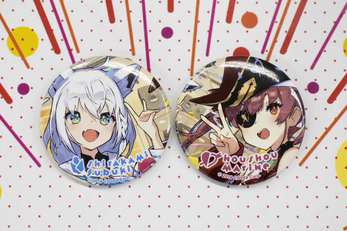 ホロライブpresents Vのすこんなオタ活なんだワ！ 缶バッジセット