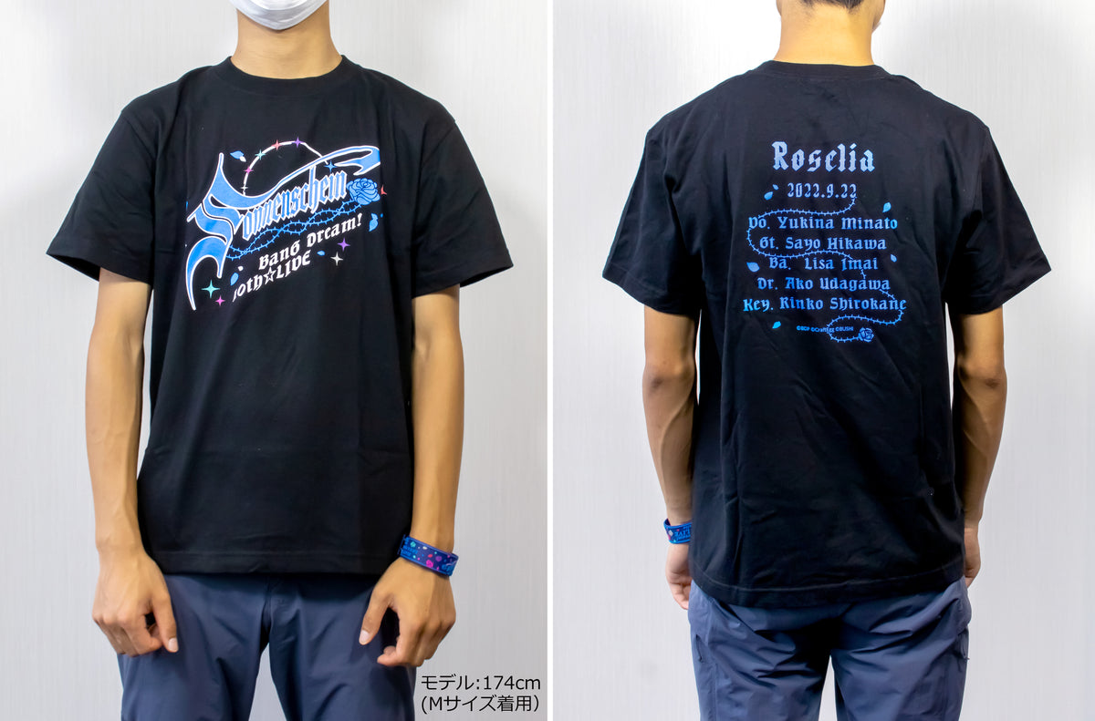 BanG Dream! 10th☆LIVE DAY1:Roselia「Sonnenschein」 Tシャツ XLサイズ