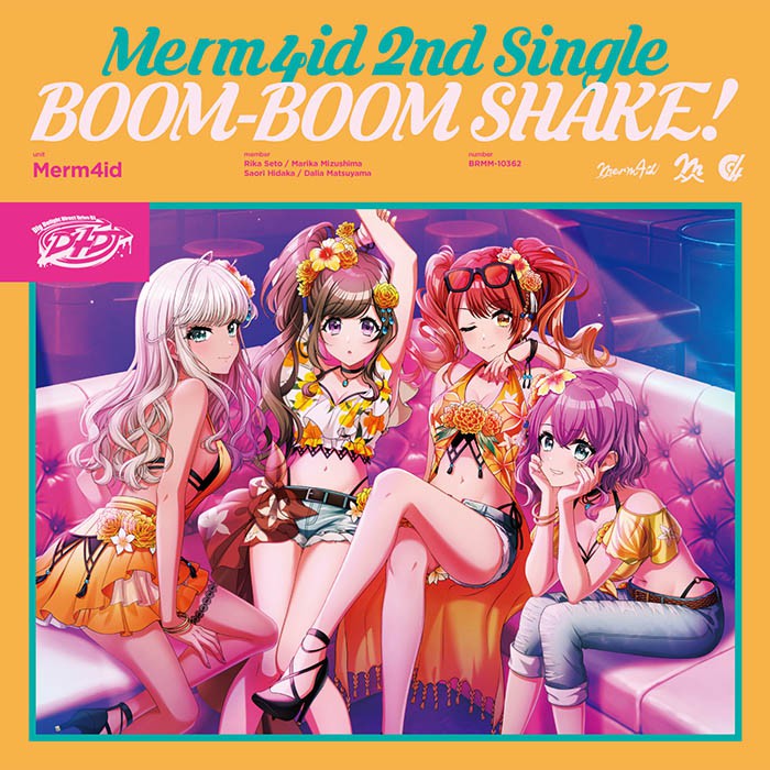 Merm4id 2nd Single「BOOM-BOOM SHAKE!」【Blu-ray付生産限定盤】
