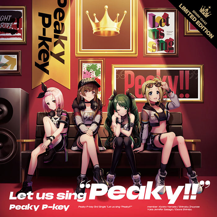 Peaky P-key 3rd Single「Let us sing “Peaky!!”」【Blu-ray付生産限定盤】