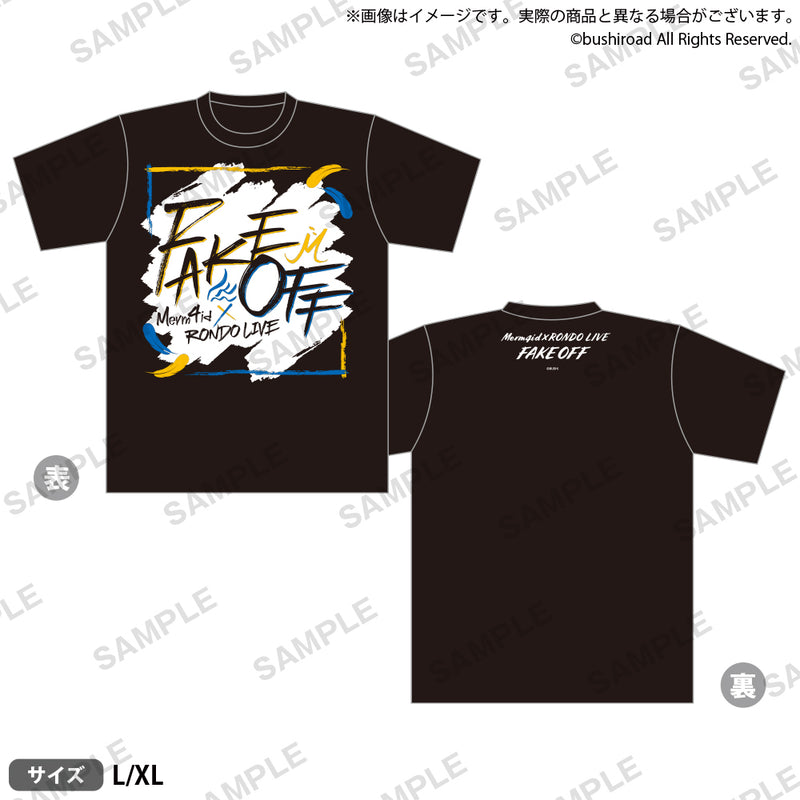 Merm4id×燐舞曲 合同LIVE FAKE OFF Tシャツ (L)
