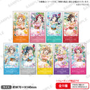 ラブライブ！スクールアイドルフェスティバル トレーディングチケット風ステッカー Aqours フラワーサークル ver.【PACK】