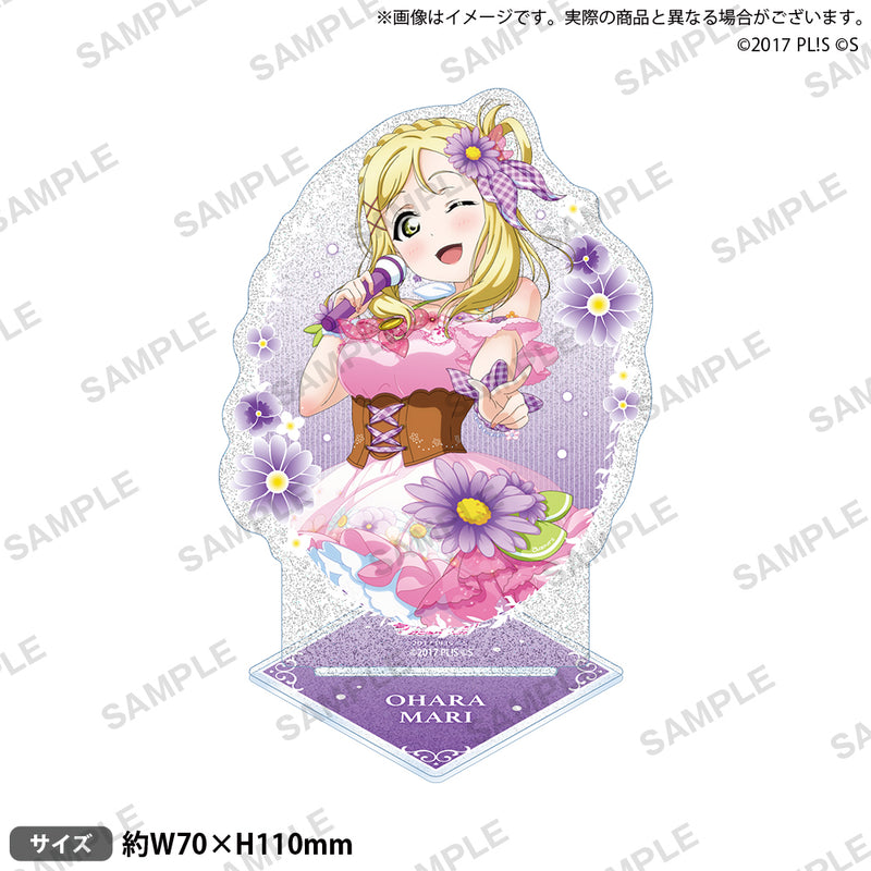 ラブライブ！スクールアイドルフェスティバル きらりんアクリルスタンド Aqours フラワーサークル ver. 小原鞠莉