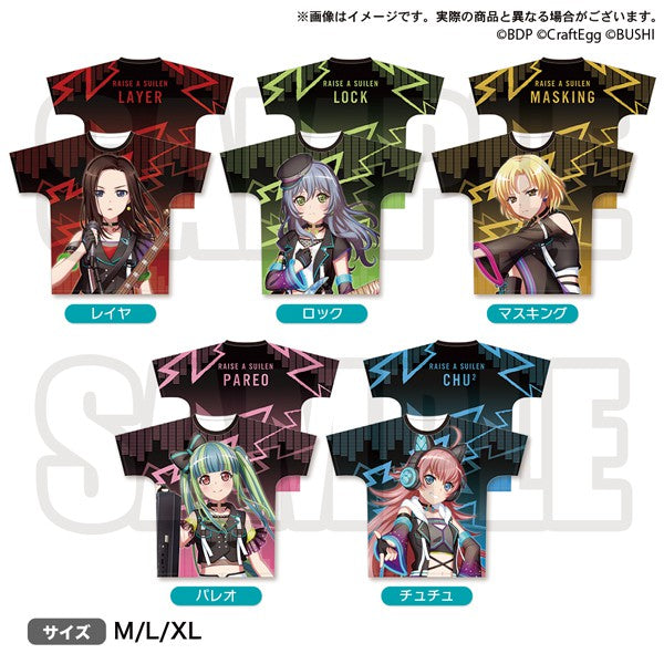 Rausch und/and Craziness Ⅱ」 フルカラーTシャツ チュチュ Mサイズ
